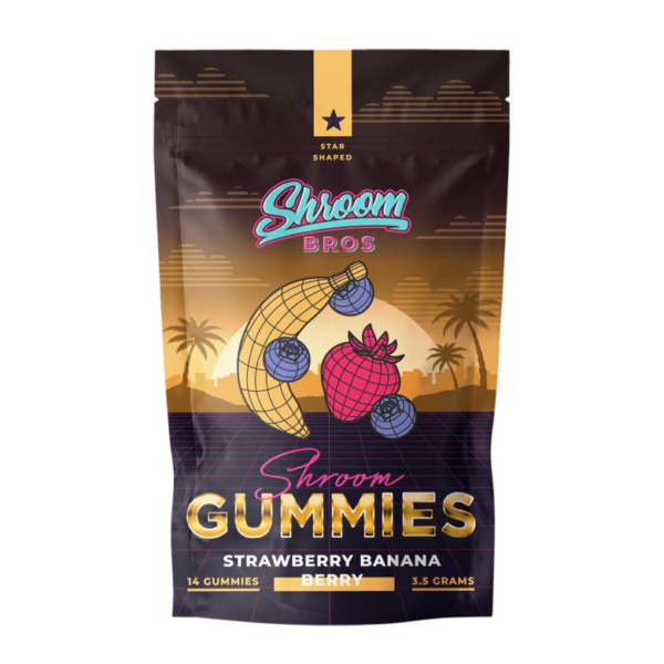 Magic Mushrooms Gummies – Strawberry Banana Berry (3.5g)